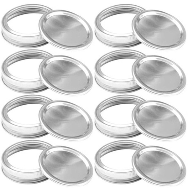 16Pcs Canning Lids suitable to for Rings Wide Mouth, Premium