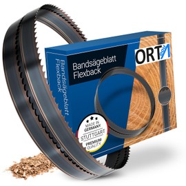 Orta - Pack of 3 - 1810 × 8 × 0.65 × 6 ZpZ Flexback Band Saw Blades | Suitable for Soft and Hardwood as well as Plastics | Band Saw Blade for Metabo BS 4370, 5370, 5378