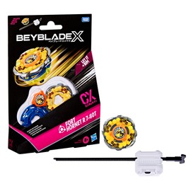 Bey Blade X Fort Hornet R 7-60T CX - Juego de iniciación Takara Tomy Balance Type Parte Superior y Lanzador, Juguetes de Juego de Battling Tops, a Partir de 8 años