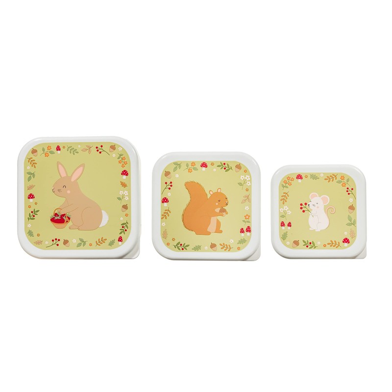 Sass & Belle Garden Friends Lunch Boxes - Set of