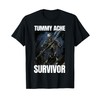 Tummy Ache Survivor Edgy Skeleton T-Shirt