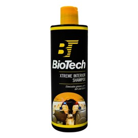 BioTech Xtreme Interior Shampoo, Upholstery shampoo, Carpet cleaner, Strong stain eliminator, Contains special cleaners, Concentrated, Pleasant fresh fragrance 16 oz (1)