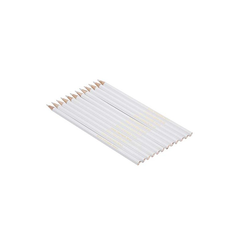 FTVOGUE 12PCS Water Soluble Pencil White Sewing Marking Pencil Dressmaker