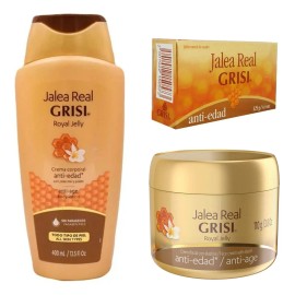 Jalea Real Grisi Antiedad Crema Corporal Facial Jabón