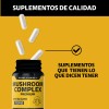 Mushroom Complex Hongos Adaptógenos Melena Leon Nootrópico Natural Vitaminas Mujer