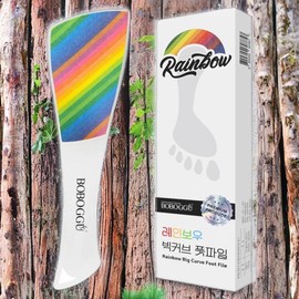 Boboku Foot Skin Care Scent Scent Rainbow Big Curve Foot File 1 Piece 90g / 보보꾸 발피부관리 발향기 레인보우 빅커브 풋파일 1개 1개입 90g