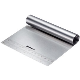 Westmark Dough Card with Scale - High Quality Dough Spatula for Easy Cutting and Painting of Dough, Fondant, Creams or Ganache - Stainless Steel