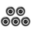 5pcs Professional Watch Head Steel Watch Crown Repairing Parts Replacement