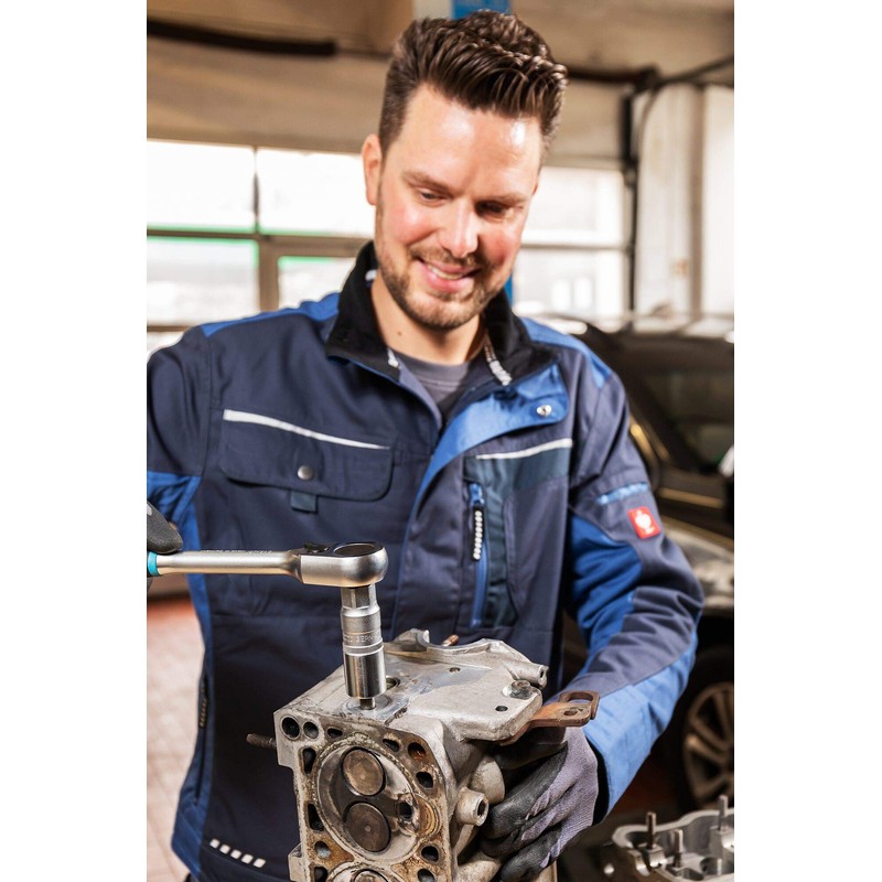 HAZET 844-10 75 mm Stud Bolt Extractor - Chrome-Plated/Polished