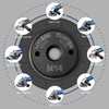 Meccion SDS Clic M14 Quick Clamping Nut, Fast Tighten and