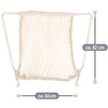 com-four® Reusable Backpack - Shopping Bag - Mesh Bag for