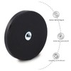 Pack of 6 Neodymium Magnets Rubberised Rubber Round Magnets Magnetic