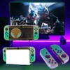 BOXOB Schutzhülle für Switch OLED, Konsolengehäuse und Griffabdeckungen für Switch