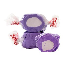 Taffy Town Saltwater Taffy- Huckleberry | Gourmet Taffy| Nougat-Style Candy| Soft & Delicious| Sumer Snack Treats| Party Good Candies| 2.5lbs
