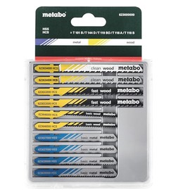 6.23600.00 Metabo Jigsaw Blade Assortment 10 pieces
