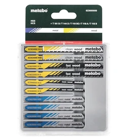 6.23600.00 Metabo Jigsaw Blade Assortment 10 pieces