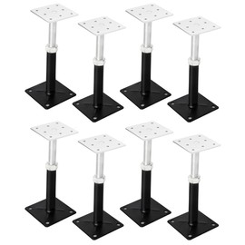 House Jacks for Leveling, 5-8" Mini Screw Jack Adjustable Deck Supports, Floor Joist Support Jack Stands, House Leveling Jacks for Floor, Post, Deck Foundation, Porch, Roof, Staircase