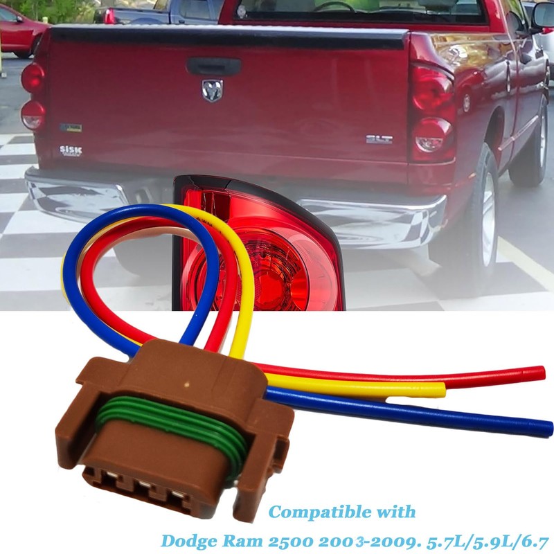 Micarun 3 Wires Turn Signal Lights Connector Wiring Harness Pigtail