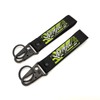 XIDAODIT Motorcycle Embroidered Keychain 3D Rubber Key Ring For Ninja