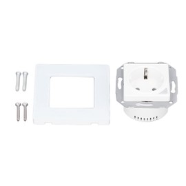 In Wall Smart Outlet 2.4GHz Wifi Socket Waterproof Remote Control Voice Control for Google Home