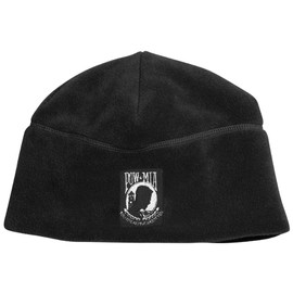 Mitchell Proffitt POW/MIA Embroidered Black Fleece Beanie