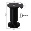 INMOZATA 4x Furniture Legs 10cm Adjustable Legs Metal with Screw,