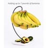 VROOMIUM Banana Holder Stand with Ceramic Bowl - Holds Up