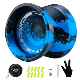 M18 yoyo profesional de metal de doble modo, sensible y no sensible, adecuado para principiantes y jugadores avanzados, diseño de mariposa Yo Yo, jueg