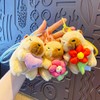 Cute Capybara Plush Keychain Set - Adorable Stuffed Animal Decor