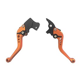 Short Brake Clutch Levers for KTM 125 Duke 200 Duke 390 Duke 2013-2019,KTM RC125 RC200 RC390 2014 2015 2016 2017 2018 2019 Orange