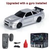 TOUCAN RC HOBBY 1:43 Ready to Run Race Car Gyro Drift Car 4WD Traffic Cones Mini Toy for Boys