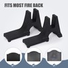 INNO STAGE Cast Iron Fireback Feet - Durable Fireplace Fireback