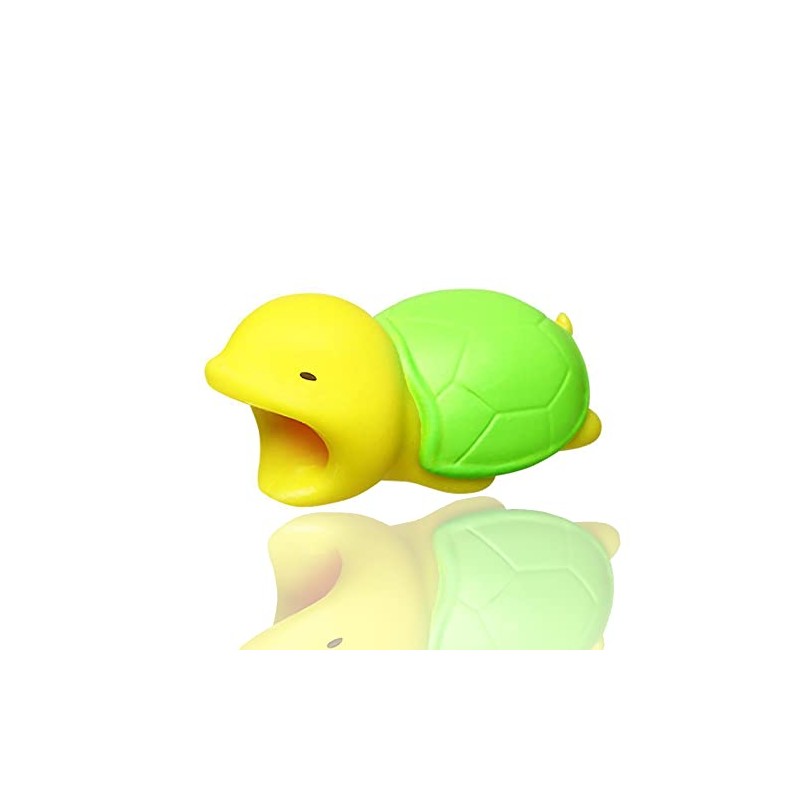Tortoise Universal Cute Animal Bites Cable Protector Prevents Breakage Cable