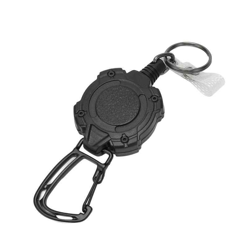 2 PCS Retractable Key Chain High Resiliency 31.5in Frosted Shell
