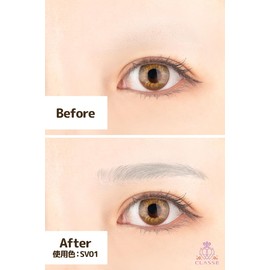 Classe Eyebrows for Changing Clothes, Made in Japan, No Water Required, Cosplay, Non-sticking, Original Eyebrow Seal, Transparent Sheet, Sticking Eyebrows, Water Resistant, Waterproof, 12 Pairs