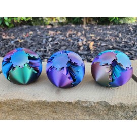 Gear Ball Twist - 3D Printed Mechanical Figurine:_Chroma