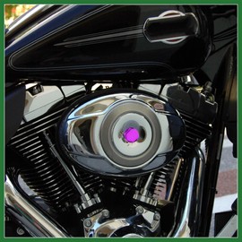 Motoforti 1 Set Screw Cap Motorcycle Motorbike Screw Nut Bolt Cap Cover Decoration for Kawasaki for Honda Purple Long-Lasting