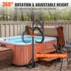 VEVOR Hot Tub Handrail, 360 Rotatable Spa Side Handrail with