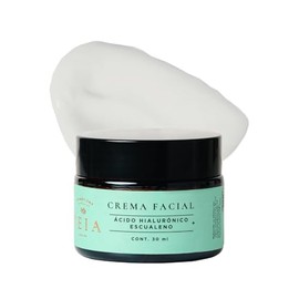 TEIA COSMETICOS Crema Facial Escualeno + Ácido hialurónico - Hidratación profunda - Vegano, natural - 30 ml