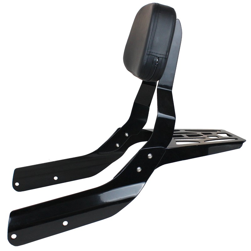 YHMOTO Passenger Sissybar Backrest with Luggage Rack Fits for Honda