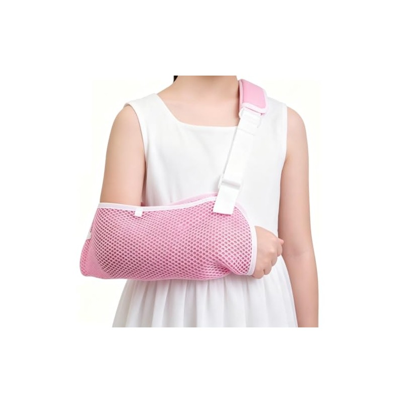 Breathable Kids Arm Sling, Adjustable Child Arm Sling for Wrist