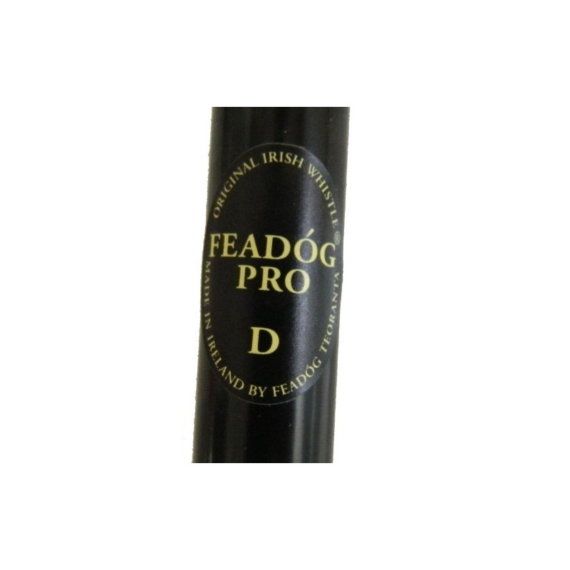 Feadog Pro Tin Whistle in Black