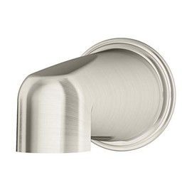 Symmons 552TS-STN Elm Non-Diverter Tub Spout in Satin Nickel, Large