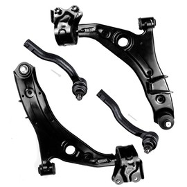 SCITOO 4-PC SET Suspension Kit for 2007-2013 For Mazda CX-9 - Front Lower Control Arm Front Outer Tie Rod End Front Right Outer Tie Rod End