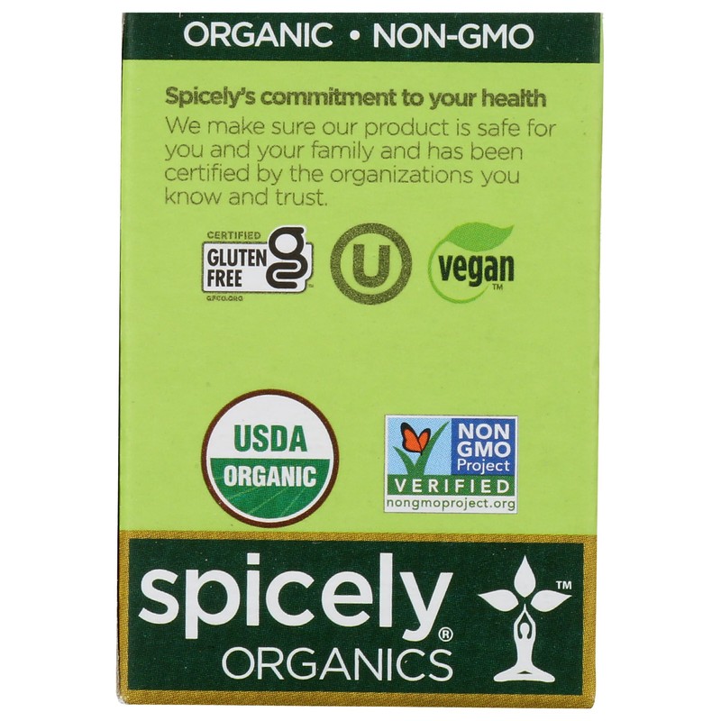 Spicely Organic Coriander Powder 0.45 Ounce ecoBox Certified Gluten Free