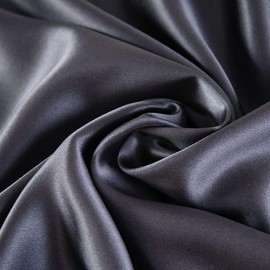 BlueHills 22 Momme 100% Pure Mulberry Natural Soft Both Sides Silk Pillowcase for Hair and Skin Hidden Zipper Premium Silk Pillow Cases with Eye Mask Grade 6A (Gift Pack 3 Piece Queen, Dark Grey)