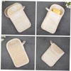 Healeved 2pcs Portable Bags for Homemade Soap Travel Case Loop