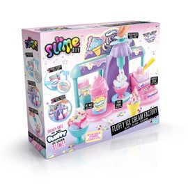So Slime DIY Fluffy Ice Cream Factory, Create Slime Ice Cream, 3 Slime Styles, Fun Decorations + Accessories, Safe Glue-Free Slime, Ages 6+