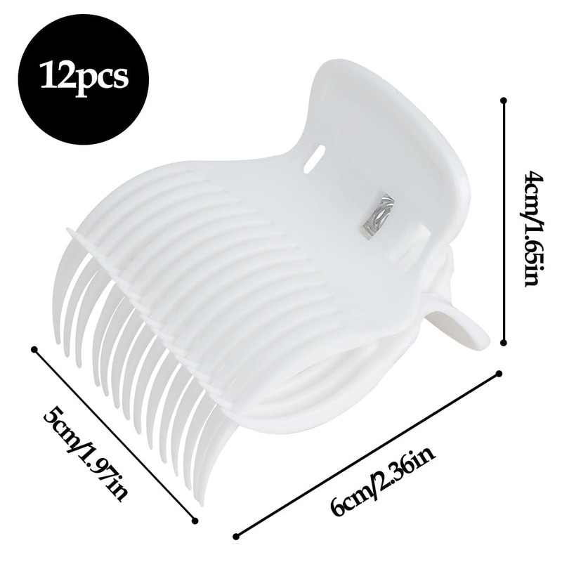 12 Pcs Hot Roller Clips, Hair Roller Clips, Clips for