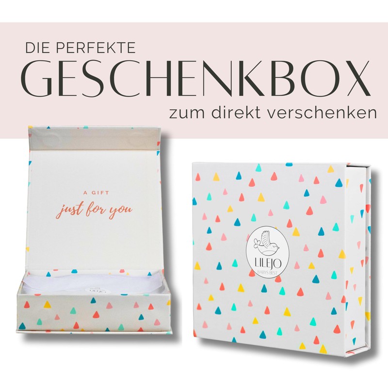 LILEJO Gift for a Birth - Neckerchief and Grasping Toy